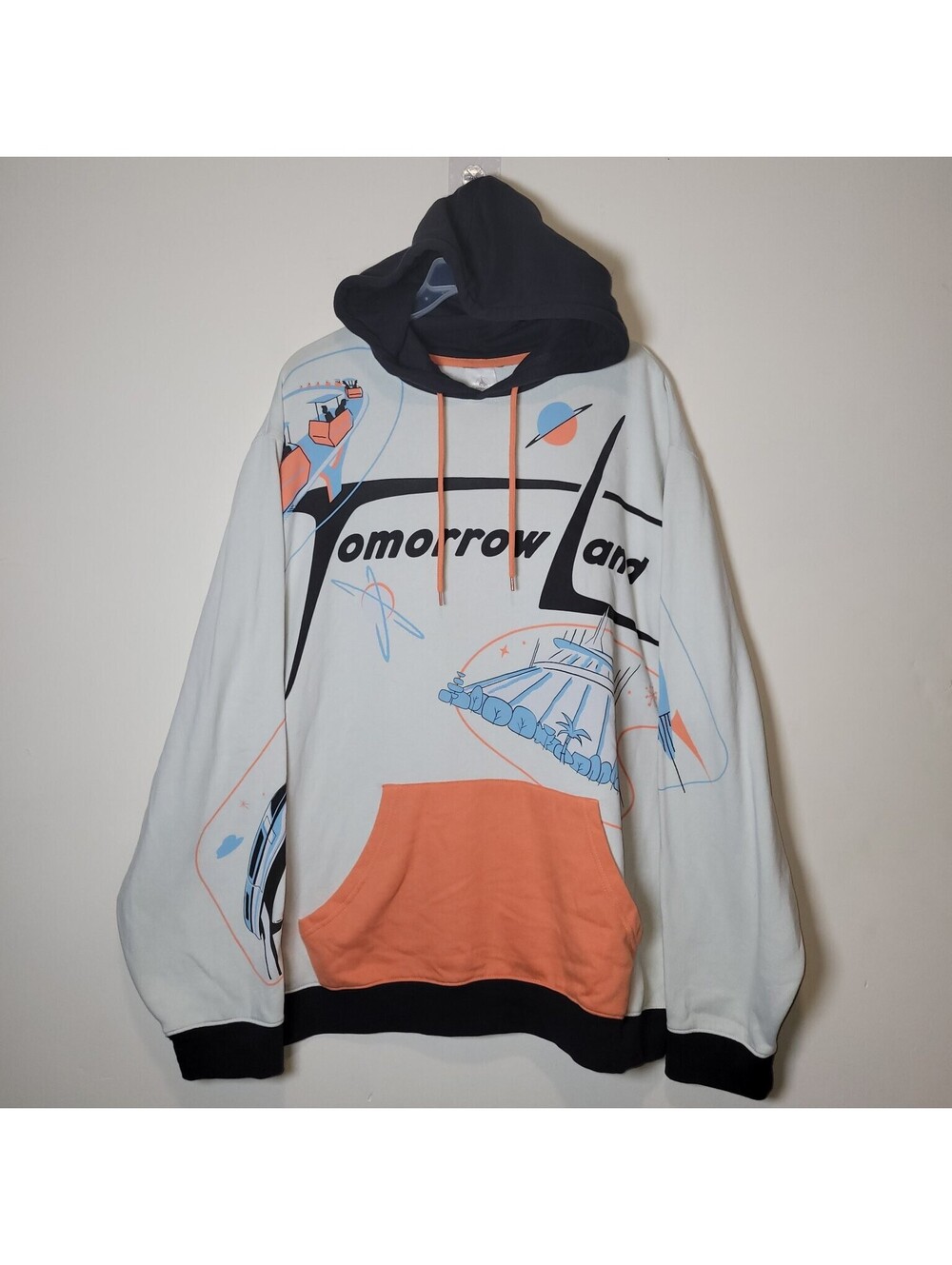 Disney Parks Disneyland Tomorrowland Hoodie Sweatshirt 3XL Adult Space Mountain